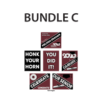 Custom Yard Sign & 5 Standard Yard Signs