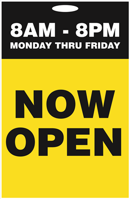 A-Frame Sign - Now Open