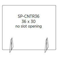COUNTERTOP SHIELD 36"x30"