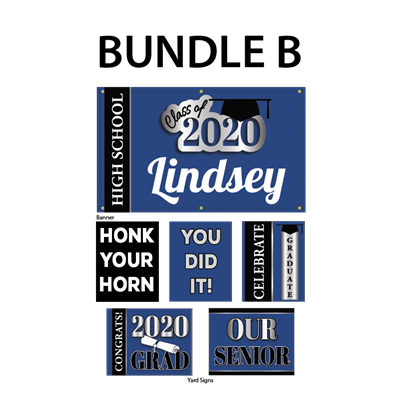 Custom Banner & 5 Standard Yard Signs