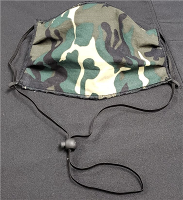 Camo Face Mask – Dark Green/Khaki/Black