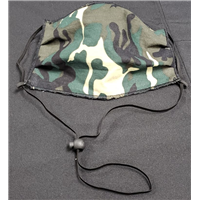 Camo Face Mask – Dark Green/Khaki/Black