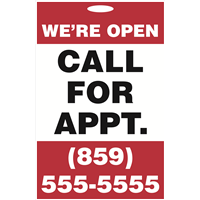 A-Frame Sign - Call For Appointment A-Frame Sign - Call For Appointment