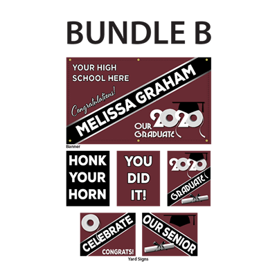 Custom Banner & 5 Standard Yard Signs