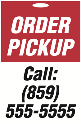 A-Frame Sign - Order Pickup