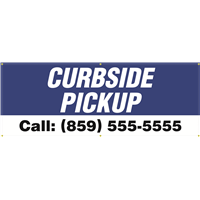 Exterior Banner (8'x3') - Curbside Pickup Exterior Banner (8'x3') - Curbside Pickup