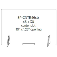 COUNTERTOP SHIELD 46"x30"