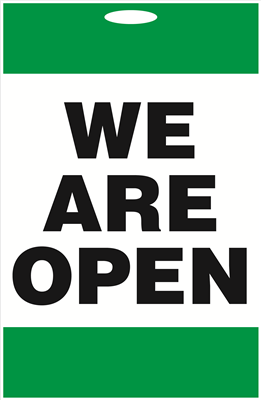 A-Frame Sign - We Are Open