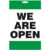 A-Frame Sign - We Are Open A-Frame Sign - We Are Open