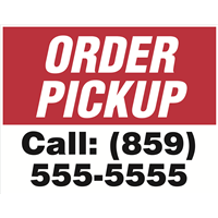 Yard Signs - Order Pickup