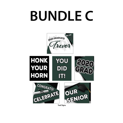 Custom Yard Sign & 5 Standard Yard Signs