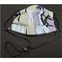 Camo Face Mask – Blue/Purple/Black