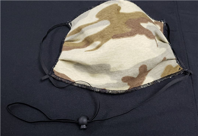 Camo Face Mask – Khaki/Green/Brown